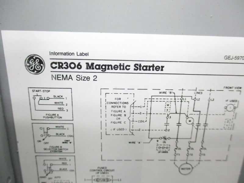 GENERAL ELECTRIC CR306 SIZE2 NSNP
