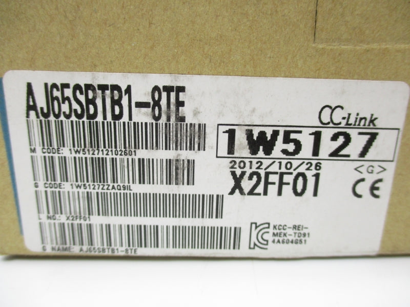 MITSUBISHI AJ65SBTB1-8TE 12/24VDC 0.1/0.8A NSMP