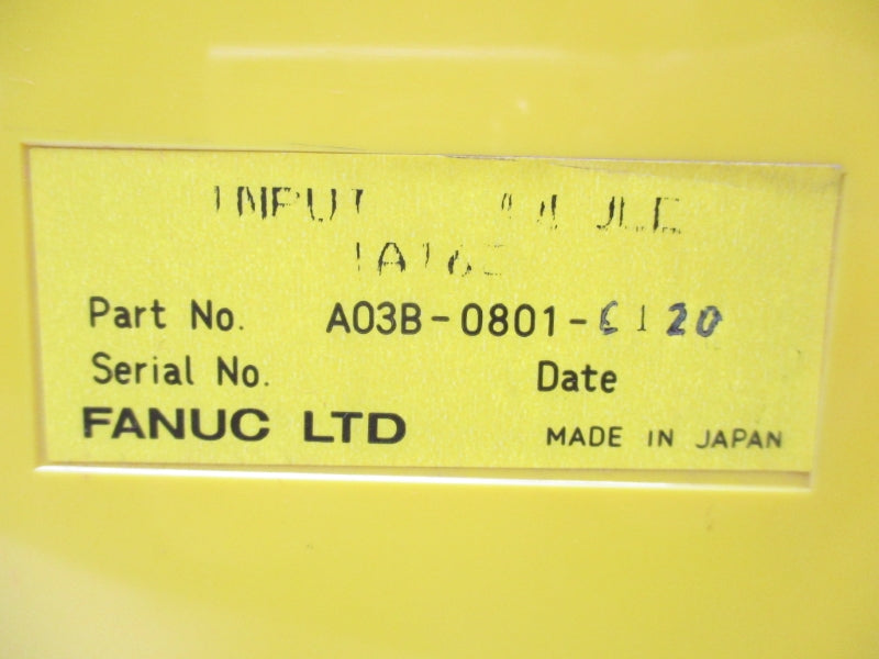 FANUC A03B-0801-C120 IA16E 120VAC (AS PICTURED) NSNP