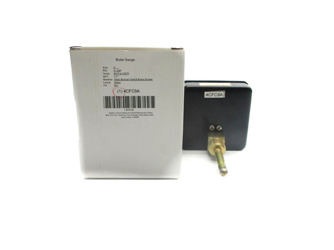 GRAINGER 4CFC9A 0-200PSI 80-320'F 1/2" NSMP