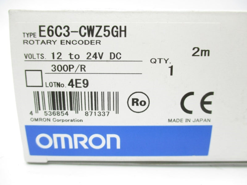 OMRON E6C3-CWZ5GH 12-24VDC 300P/R 2M NSMP