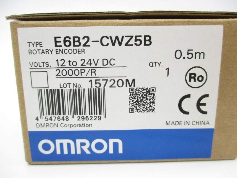 OMRON E6B2-CWZ5B 12-24VDC 2000P/R 0.5M NSMP