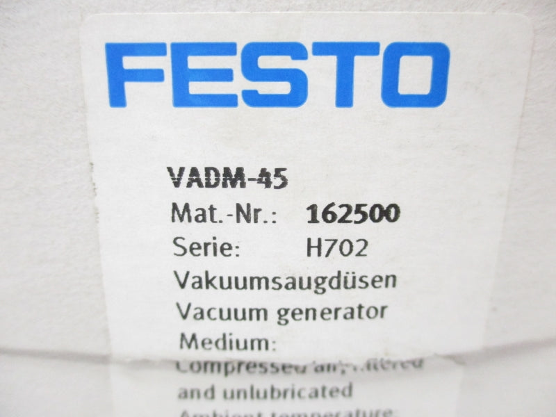 FESTO VADM-45 162500 24VDC NSMP
