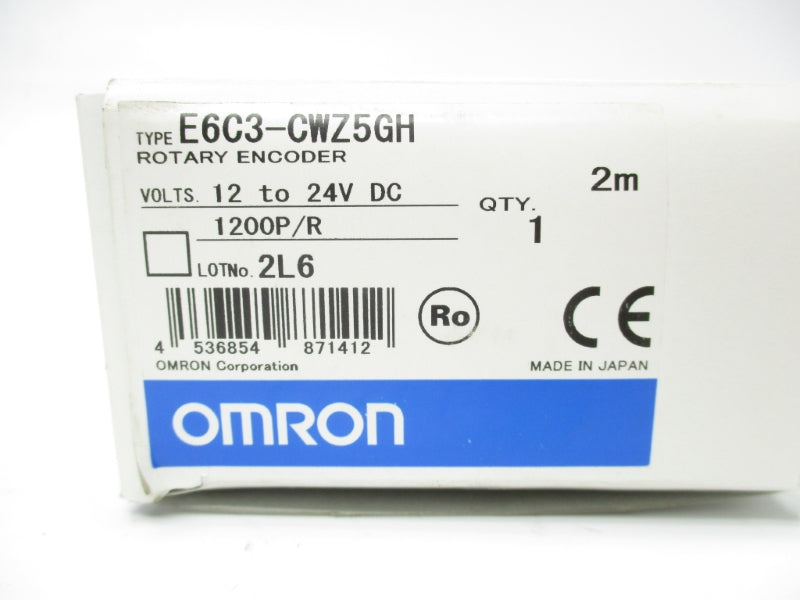 OMRON E6C3-CWZ5GH 12-24VDC 1200P/R 2M NSMP