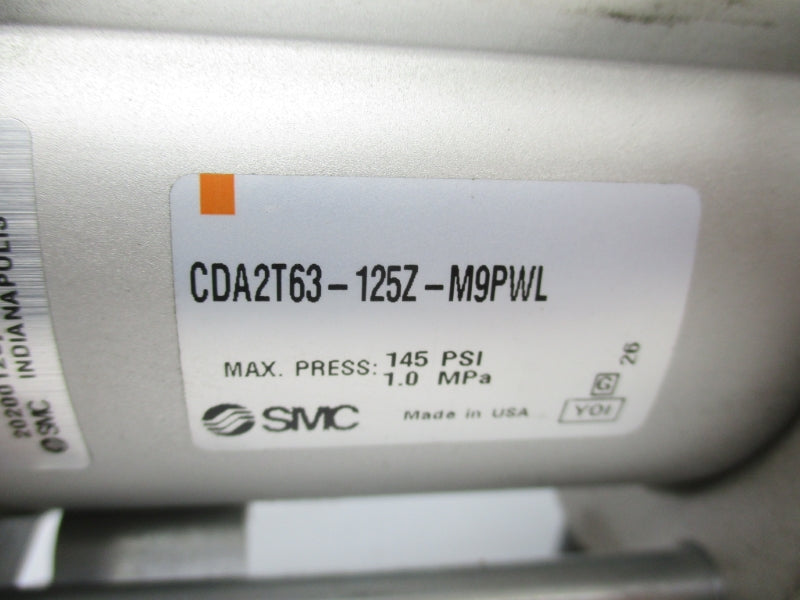 SMC CDA2T63-125Z-M9PWL 145PSI NSNP