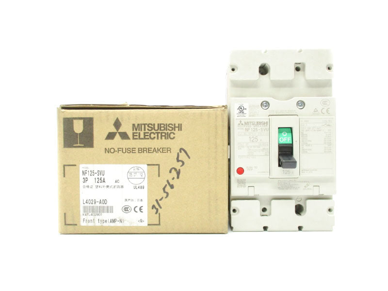 MITSUBISHI NF125-SVU3125 NF125-SVU 480VAC 125A NSMP
