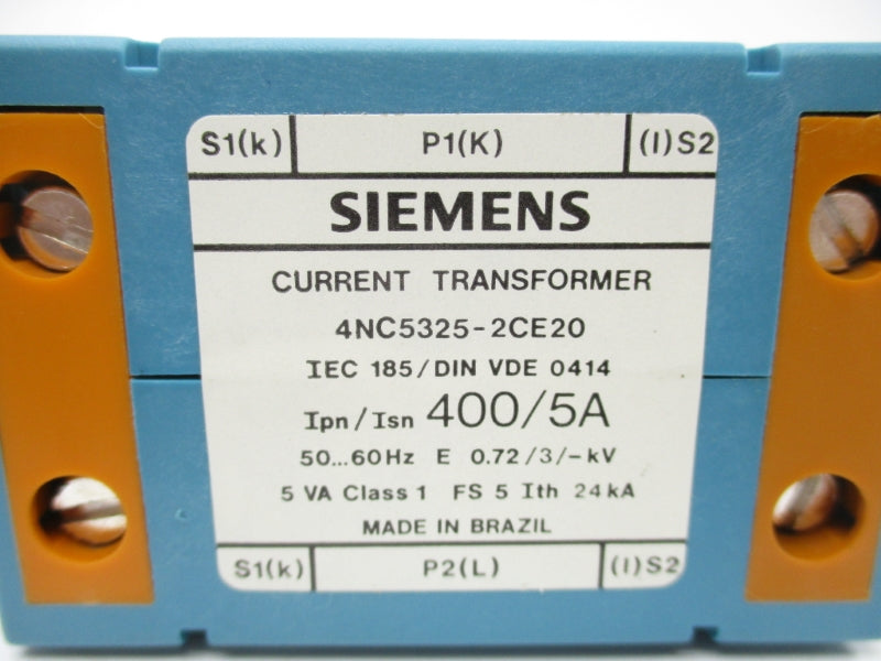 SIEMENS 4NC5325-2CE20 400/5A NSMP