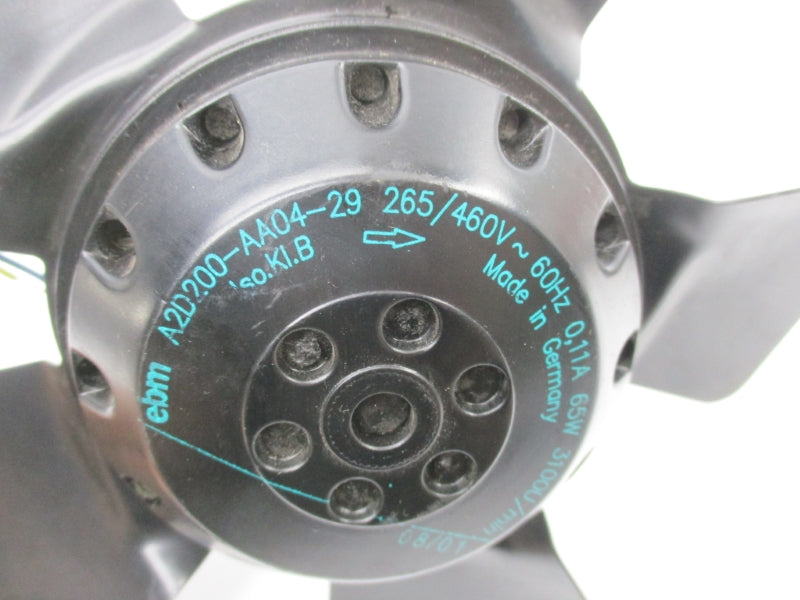 EBM A2D200-AA04-29 265/460V 0.11A UNMP