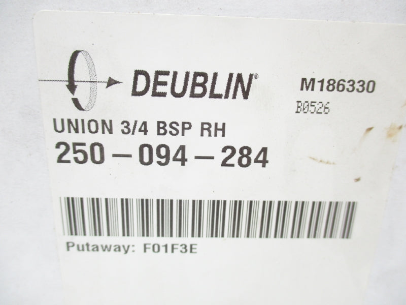 DEUBLIN 250-094-284 3/4" NSMP