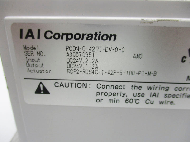 IAI PCON-C-42PI-DV-0-0 24VDC 2.2A NSNP