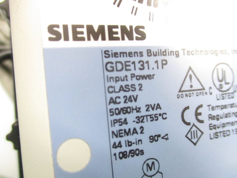 SIEMENS GDE131.1P 24VAC (AS PICTURED) NSNP