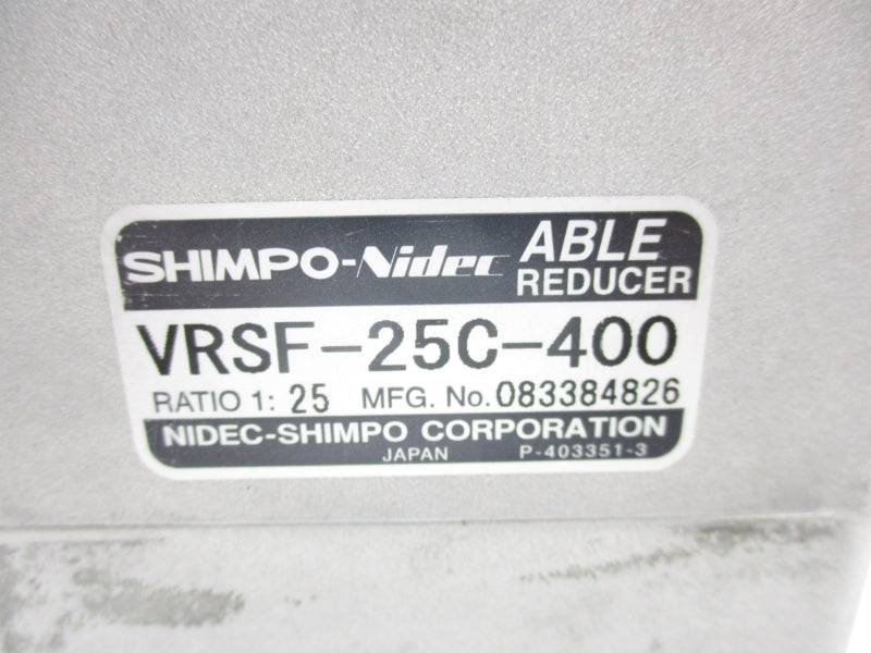 NIDEC SHIMPO VRSF-25C-400 NSNP