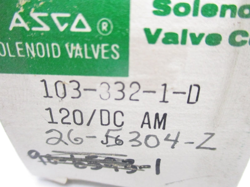ASCO 103-832-1-D 120/DC NSMP