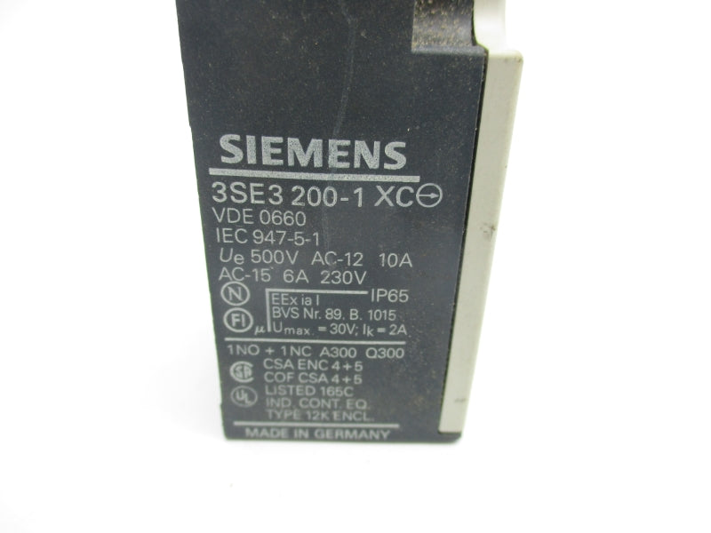 SIEMENS 3SE3200-1XC 500V 10A NSNP