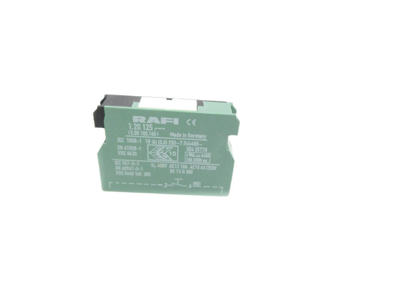RAFI 5.00100.145 1.20125 400VAC 10A NSNP