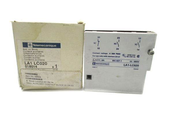 TELEMECANIQUE LA1LC020 660V 6A NSMP