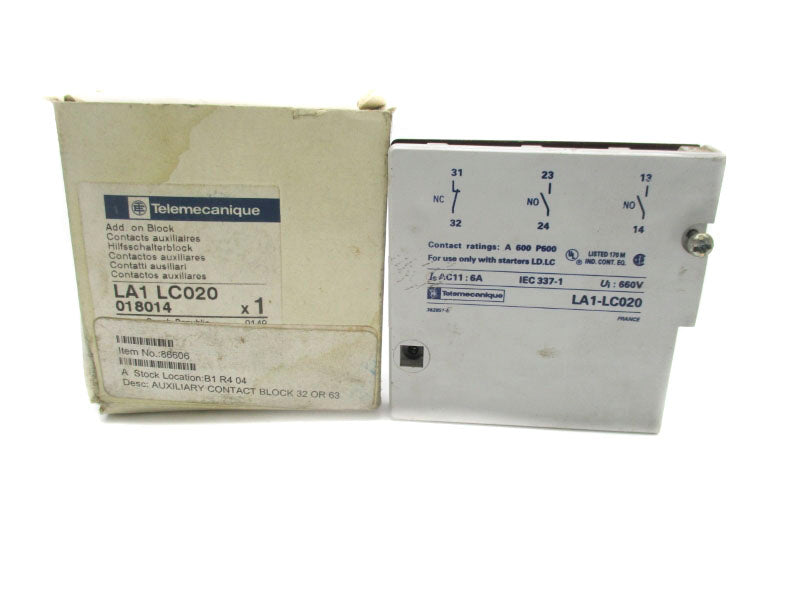 TELEMECANIQUE LA1LC020 660V 6A NSMP