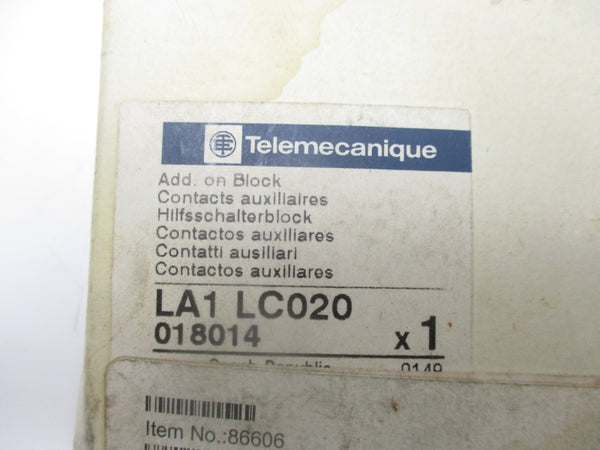 TELEMECANIQUE LA1LC020 660V 6A NSMP