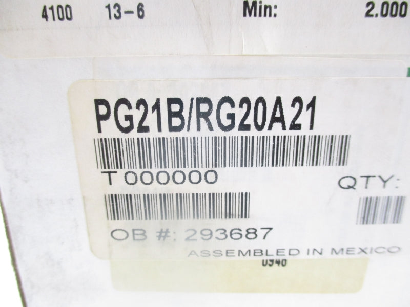 ASCO PG21B/RG20A21 125/250VAC 5A NSMP