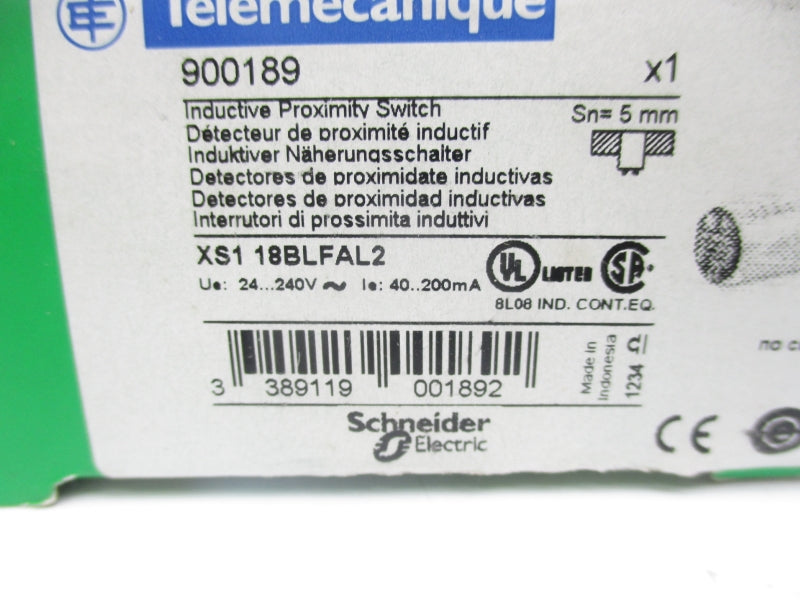 TELEMECANIQUE XS118BLFAL2 24-240VAC NSMP