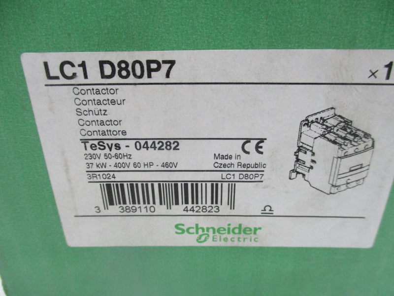 SCHNEIDER ELECTRIC LC1D80P7 230V NSMP