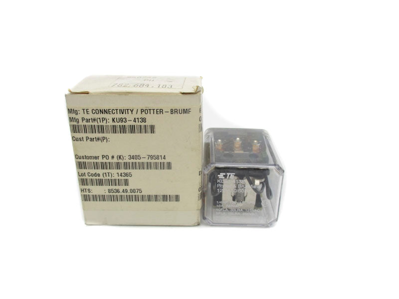 TE CONNECTIVITY KU93-4138 120V 10A NSMP