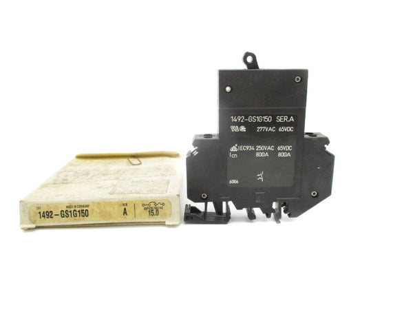 ALLEN BRADLEY 1492-GS1G150 SER. A 277VAC 15A NSMP