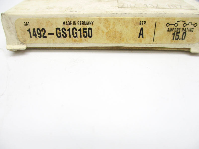 ALLEN BRADLEY 1492-GS1G150 SER. A 277VAC 15A NSMP