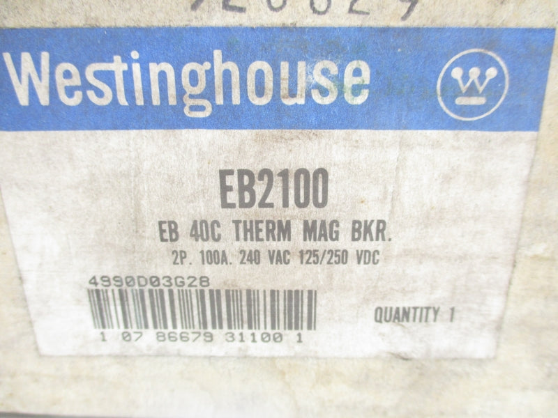 WESTINGHOUSE EB2100 240VAC 100A NSMP
