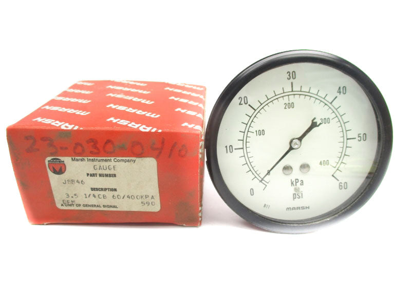 MARSH J8846 0-60PSI NSMP