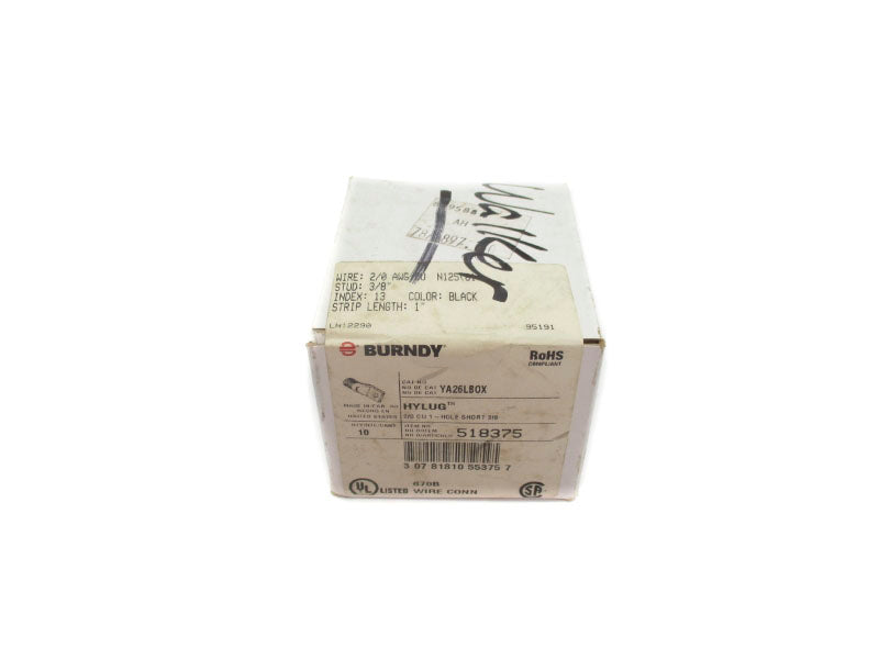 BURNDY YA26LBOX (PKG OF 10) NSFS