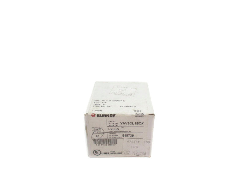 BURNDY YAV2CL1BOX (PKG OF 10) NSFS