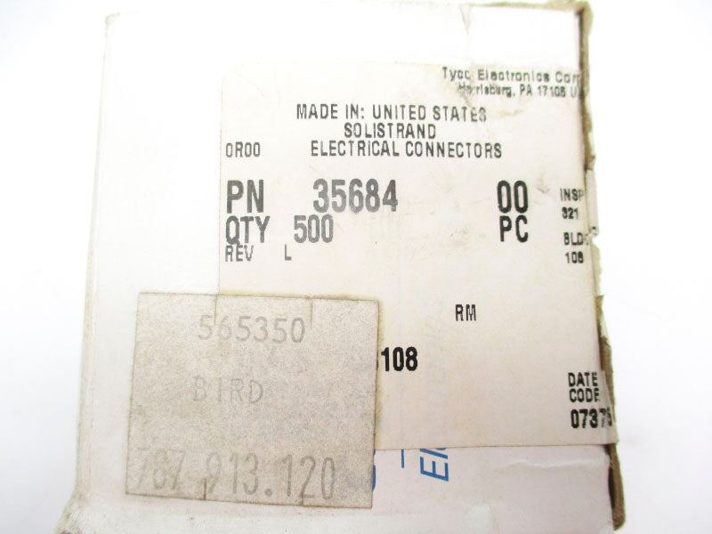 TYCO ELECTRONICS 35684 (APPROX 500PCS) NSMP