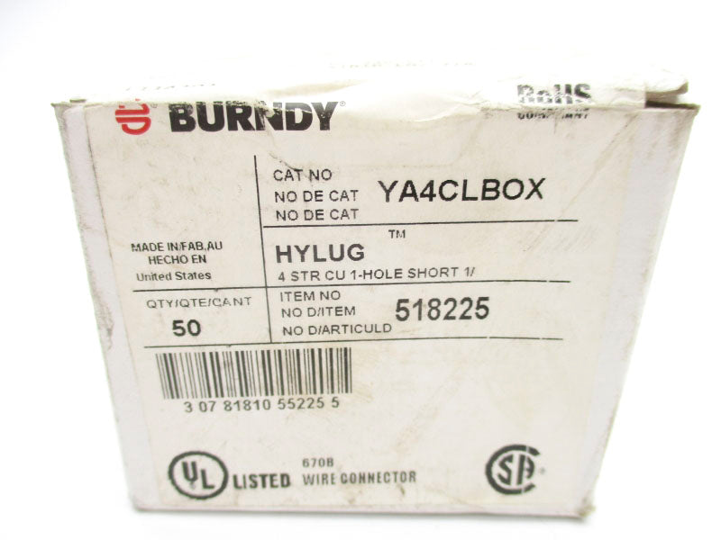 BURNDY YA4CLBOX (PKG OF 50) NSFS