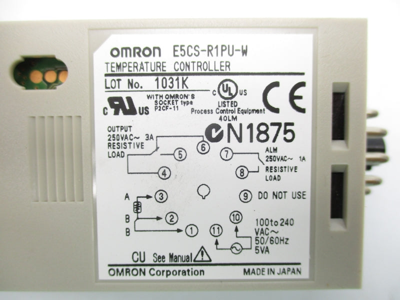OMRON E5CS-R1PU-W 100-240VAC NSNP