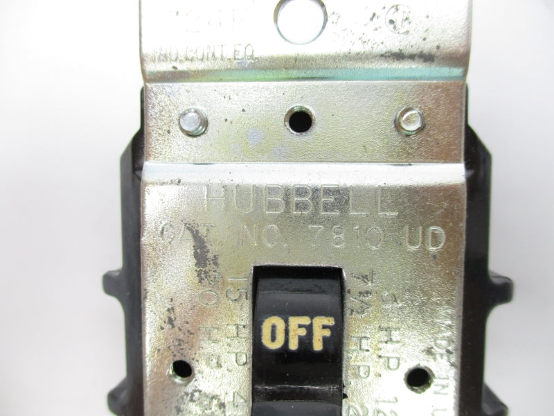HUBBELL 7810UD 600VAC 30A UNMP