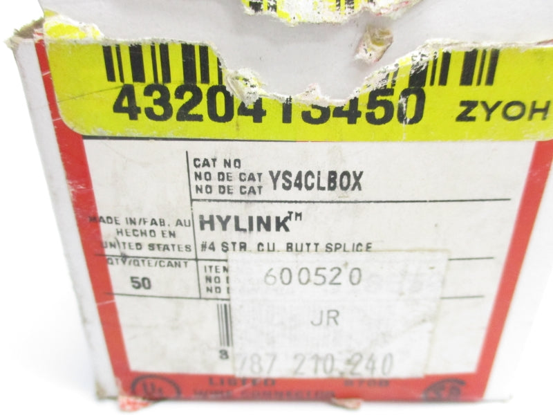 BURNDY YS4CLBOX (APPROX 50) NSMP