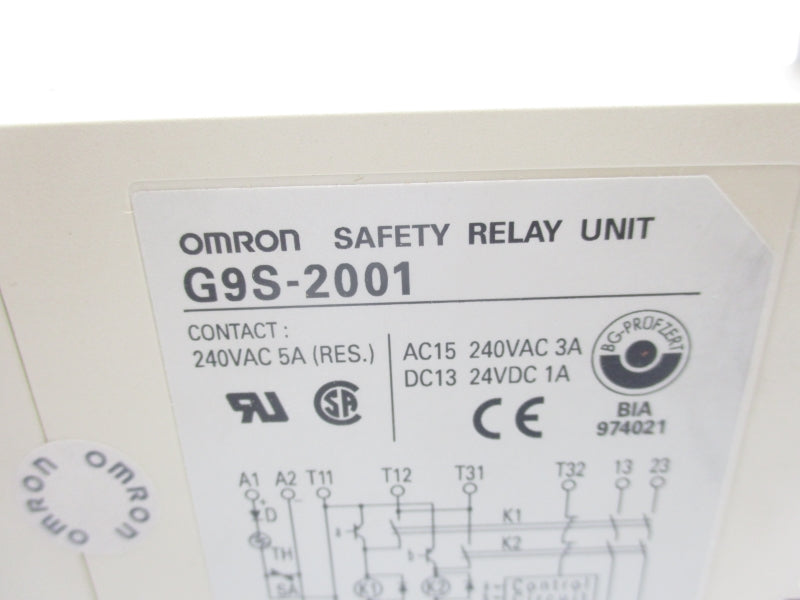 OMRON G9S-2001 24VDC 5A NSNP