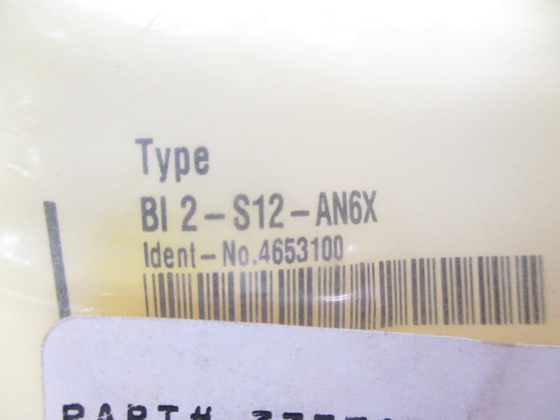 TURCK BI2-S12-AN6X 4653100 10-30VDC NSMP
