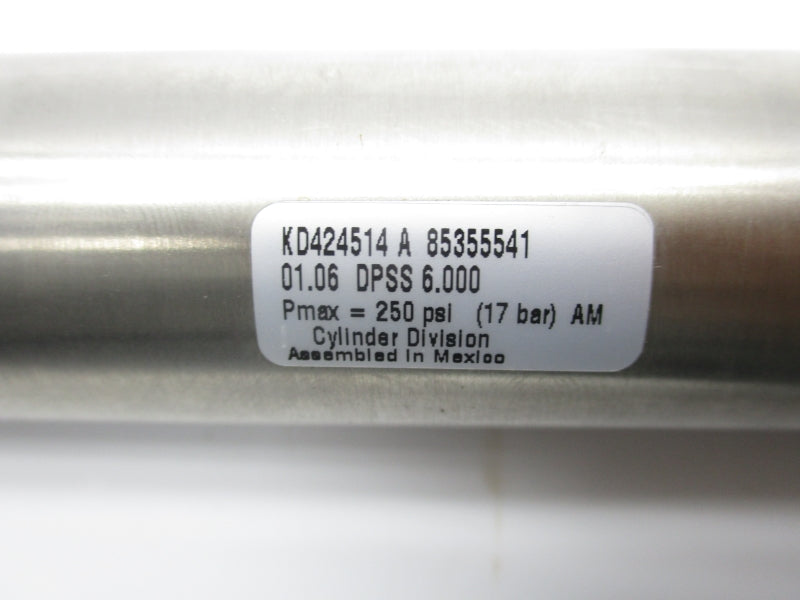ATLAS CYLINDERS 01.06DPSS6.000 250PSI NSNP