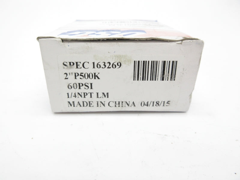 AMETEK 163269 0-60PSI 1/4" NSMP