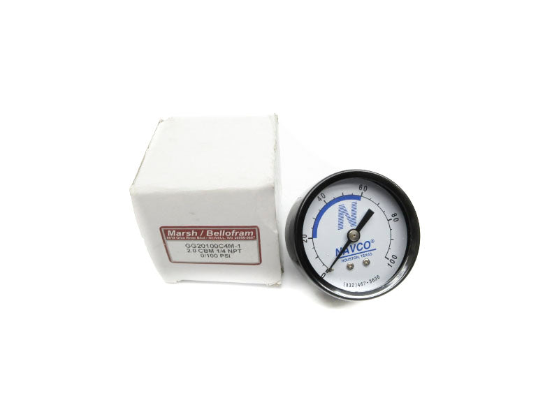 MARSH BELLOFRAM GG20100C4M-1 0/100PSI 1/4" NSMP