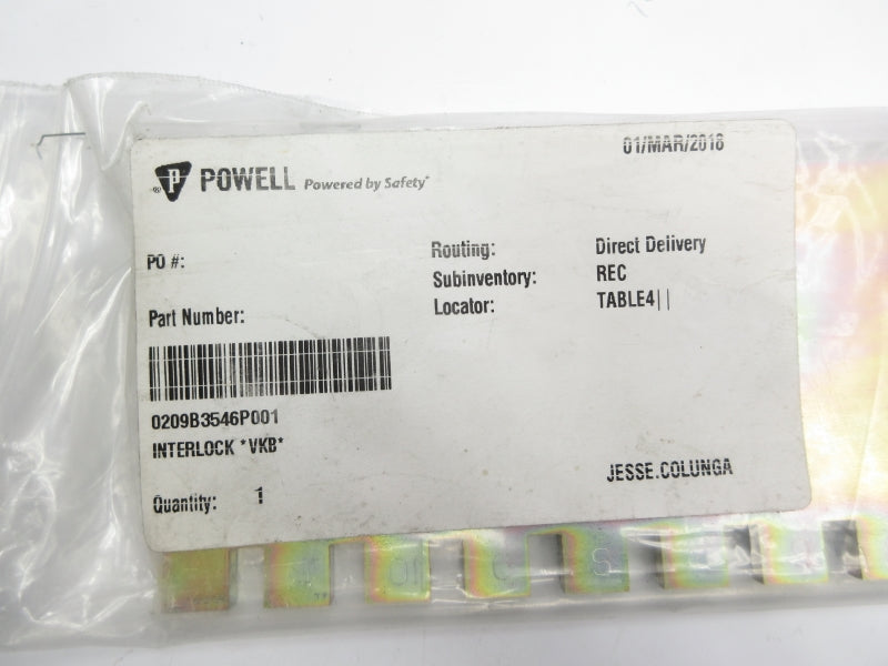 POWELL 0209B3546P001 NSMP