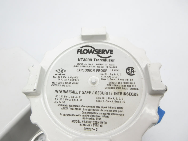 FLOWSERVE NT3002102SN1W00 30-150PSI NSNP