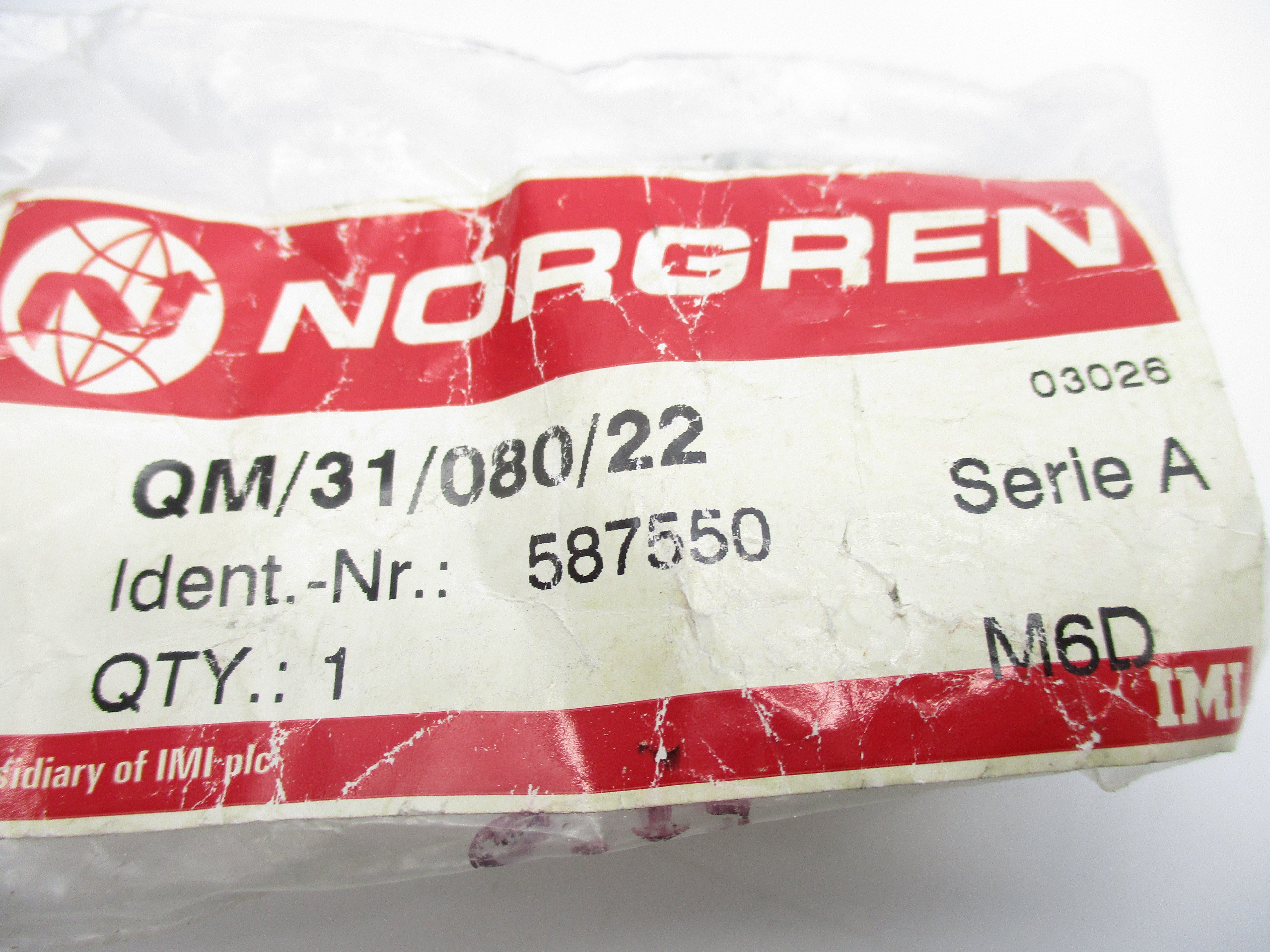 NORGREN QM/31/080/22 SER. A NSMP