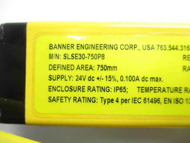BANNER ENGINEERING SLSE30-750P8 24VDC NSNP