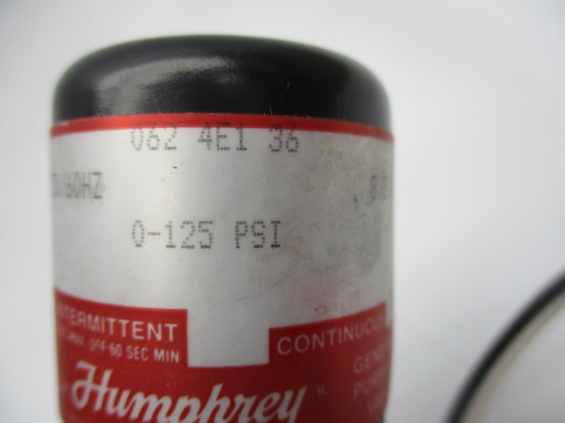 HUMPHREY 062-4E1-36 120V 0-125PSI NSNP