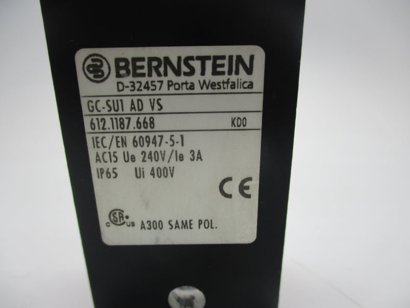 BERNSTEIN GC-SU1ADVS 612.1187.668 400V 3A NSNP