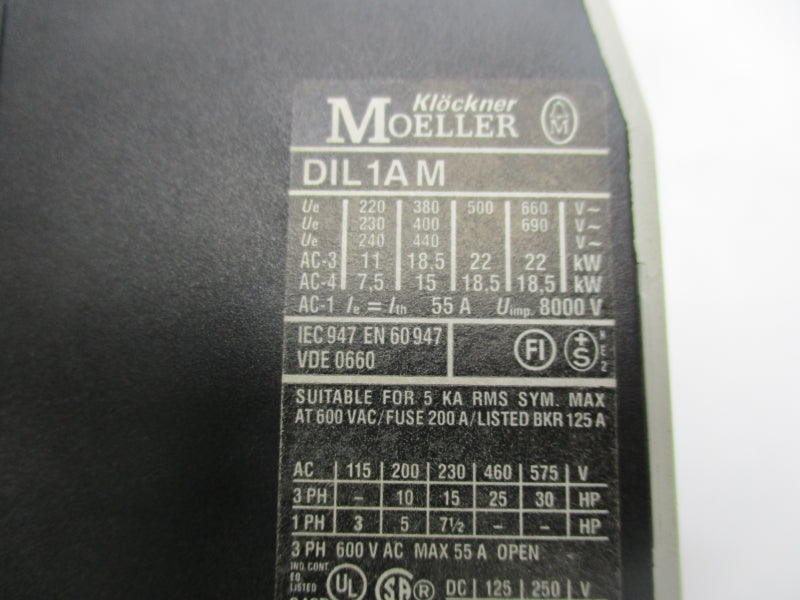 KLOCKNER MOELLER DIL1AM 110/120V 55A NSNP