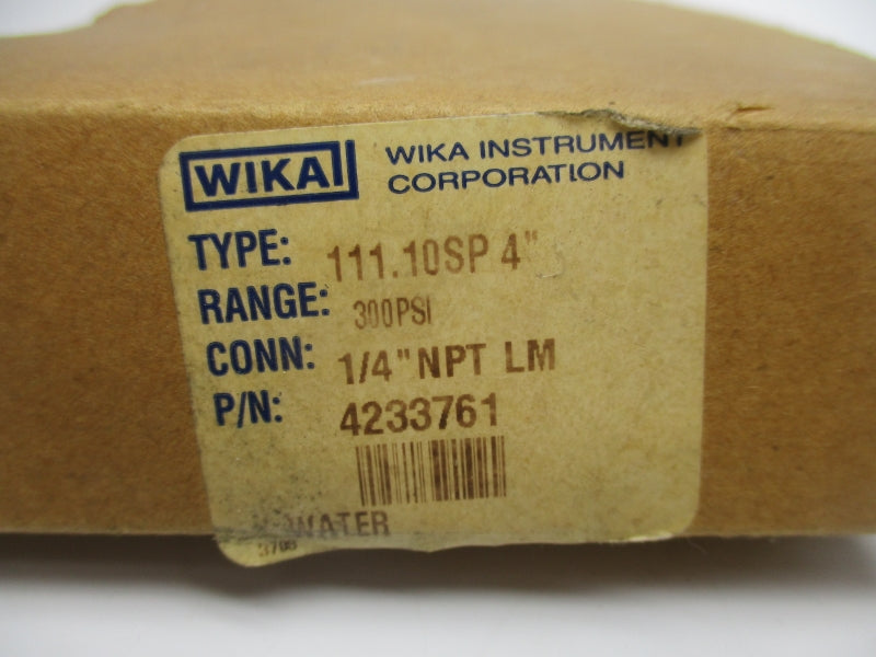 WIKA 4233761 300PSI 1/4" NSMP